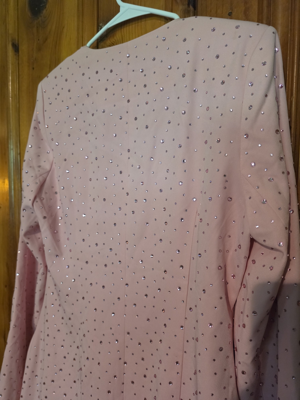 Akira Pink Embellished Tie-Waist Coat - Picture 12 of 16